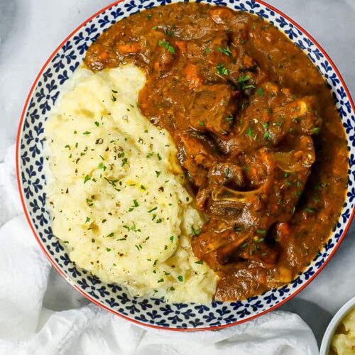 Keto Beef Stew with Rice