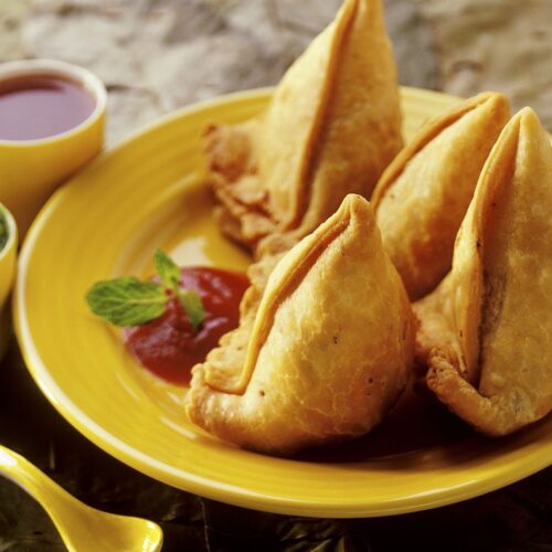 Lamb Samosa two pc